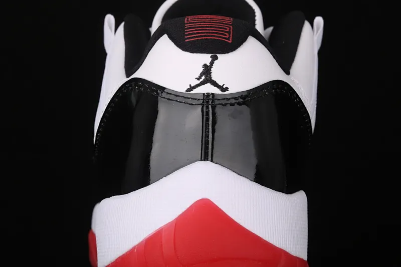 All Categories Air Jordan Jordan Series Basketball Shoes Air Jordan 11 Pure Original Version Air Jordan 11 Retro Low AJ11 Joe 11 Patent Leather Black Red Low Top Real Standard Real Carbon AV2187-160